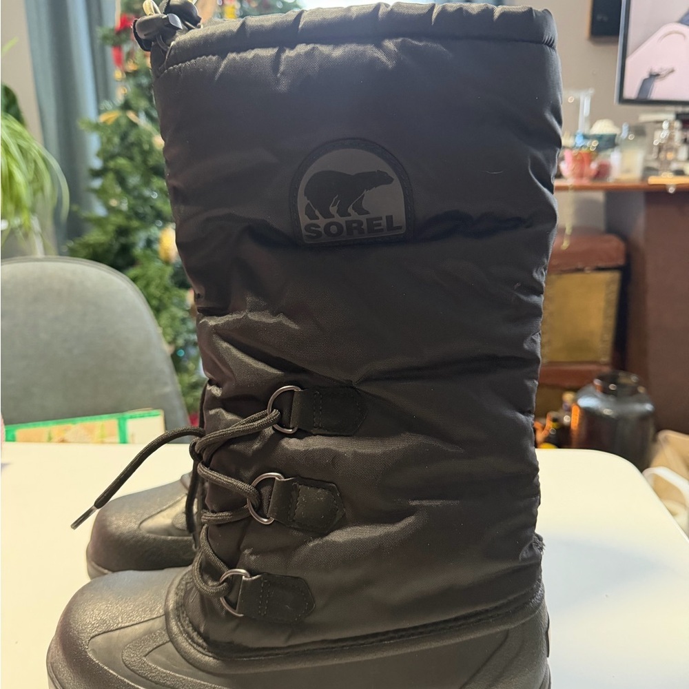 Sorel Snowlion Women’s Extreme Cold Snow Size 8  NL1082 Tall Winter Boots -40°C
